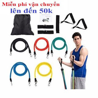 dụng cụ tập thể dục đa năng (1)- dụng cụ tập gym tại nhà,làm đẹp dáng,bộ dây tập thể dục, dụng cụ thể thao chuẩn sport
