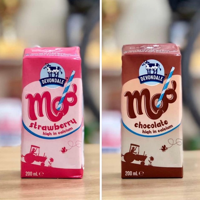 1 thùng 24 hộp Sữa nước devondale nội địa Úc dâu/socola