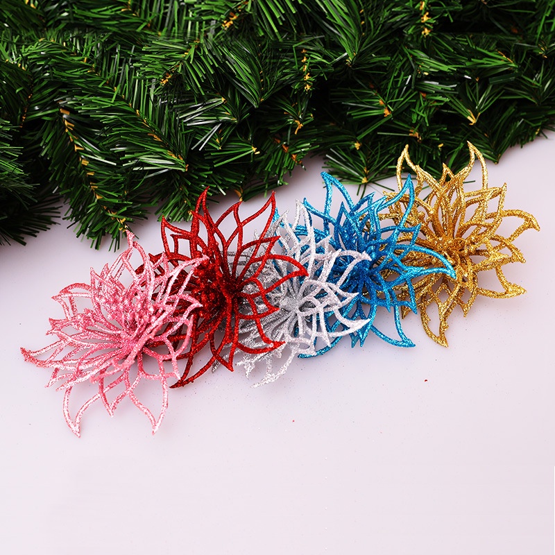 Hoa Giả Trang Trí Cây Thông Giáng Sinh