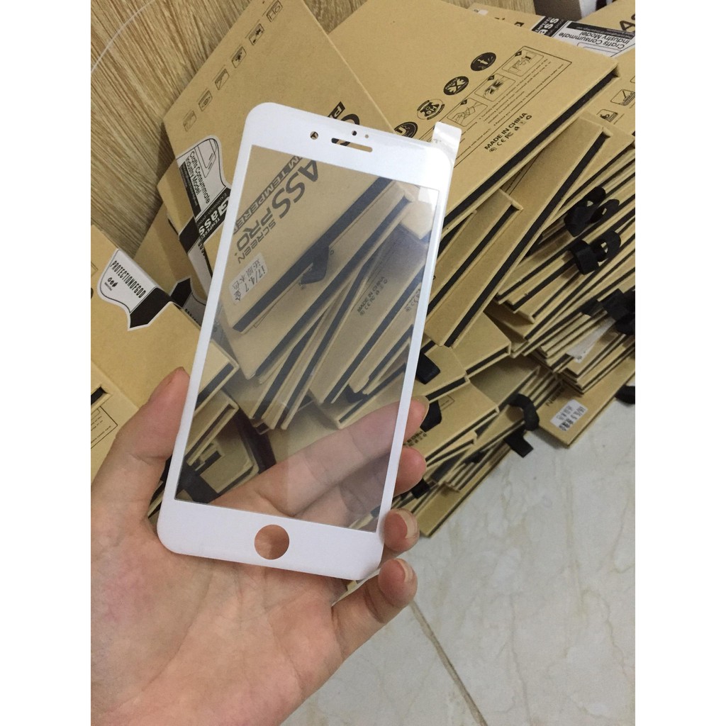 DÁN CƯỜNG LỰC XỊN 5D FULL MÀN, CHỐNG XƯỚC, IPHONE 6G, 7G ,6P ,7P