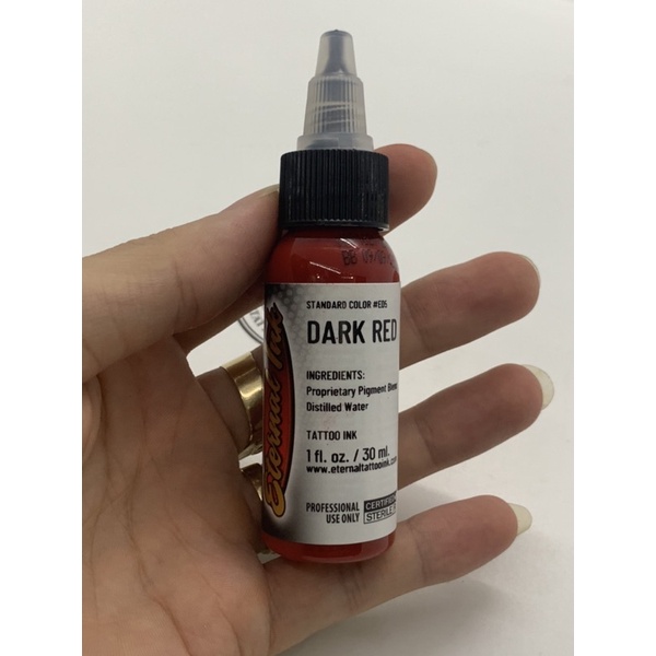 Mực đỏ đậm xăm hình chính hãng dark red