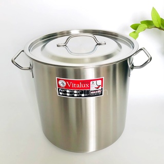 Nồi hầm inox 304 thân cao 3 đáy zebra 28x28cm - 171338