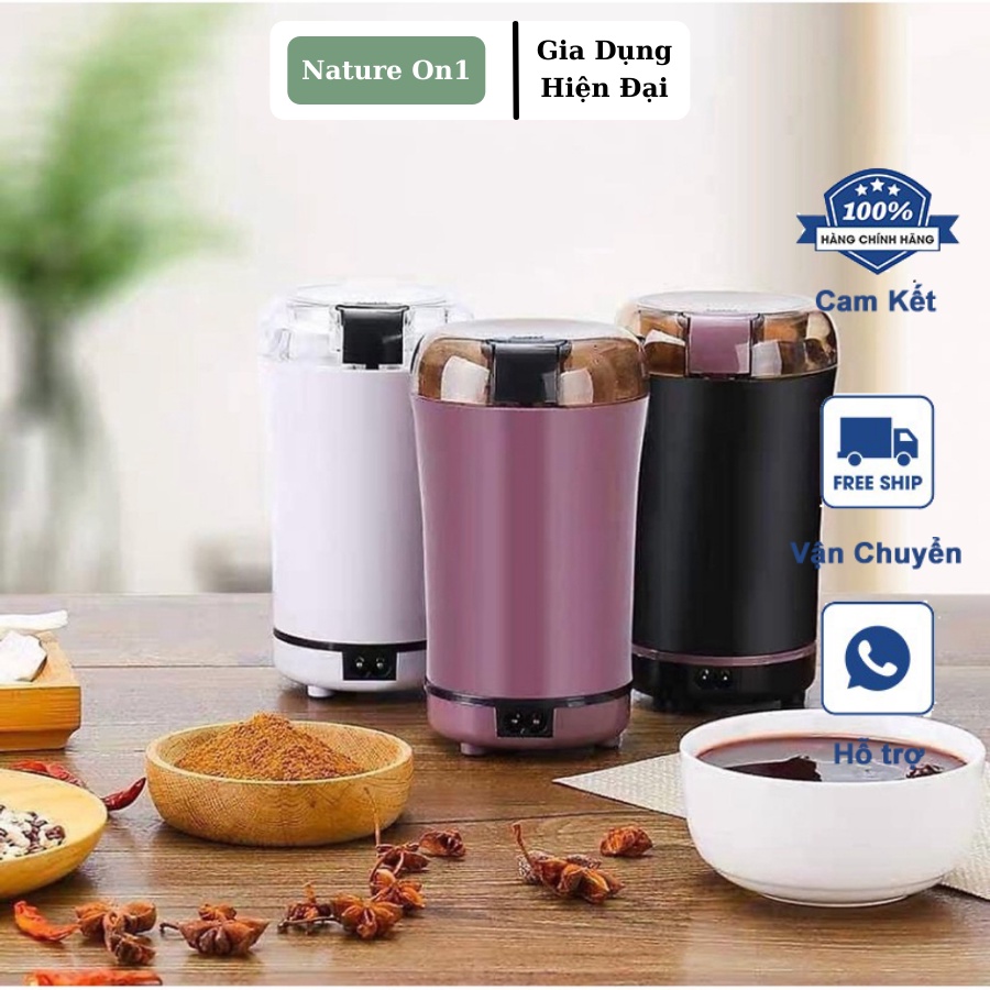 Máy nghiền xay các loại hạt khô mini thông minh ,xay ngũ cốc ,gạo,cafe đồ ăn dặm siêu nhanh tiện dụng