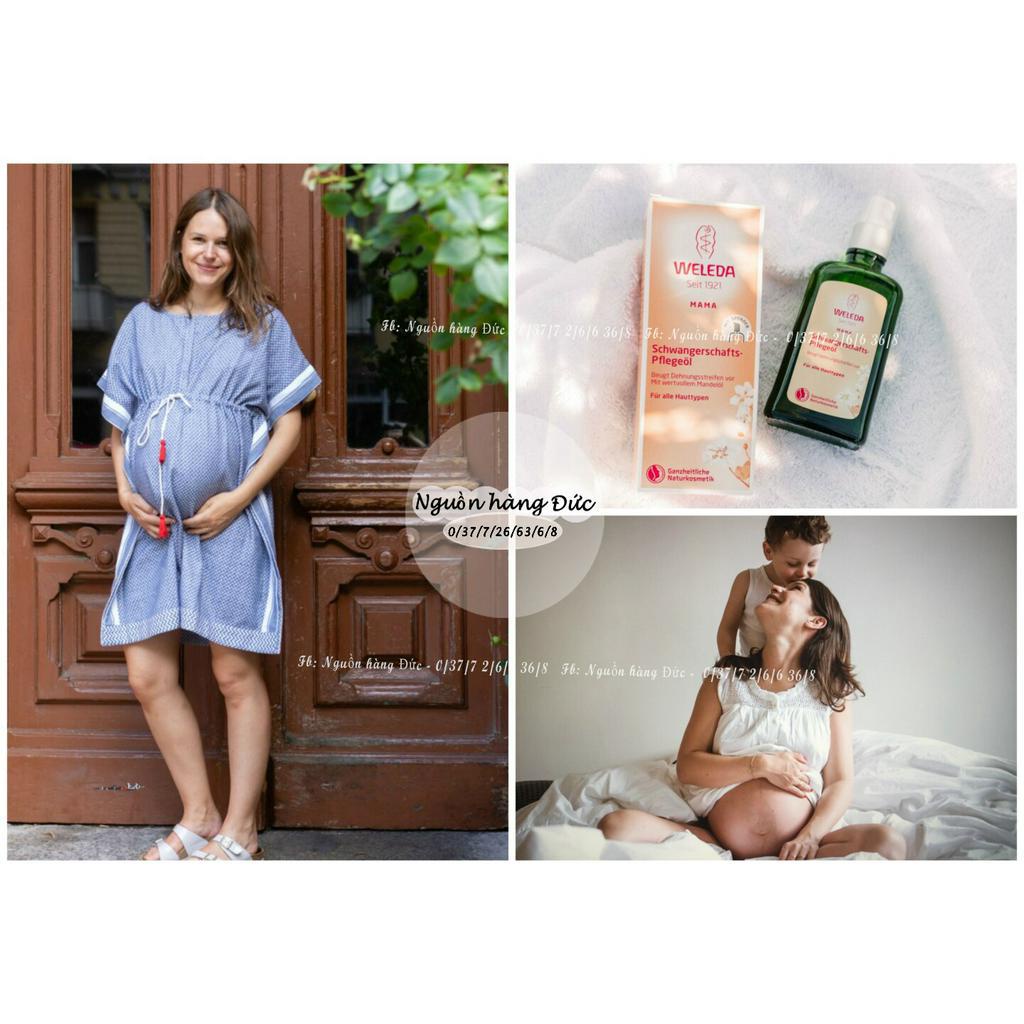 Dầu chống rạn da hữu cơ Organic Weleda Nội địa Đức cho bà bầu mang thai - Nguồn hàng Đức