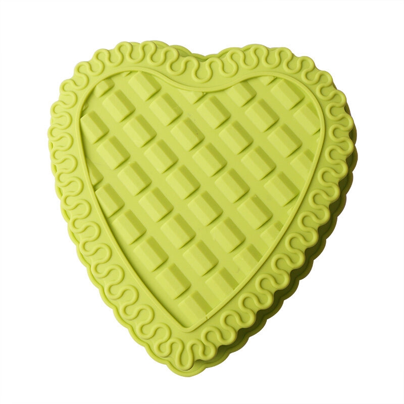 Khuôn silicon làm bánh chống dính hình trái tim