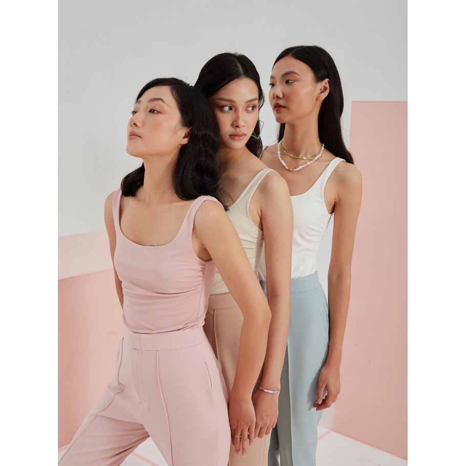 COCO SIN - Áo Sát Nách Basic Hồng