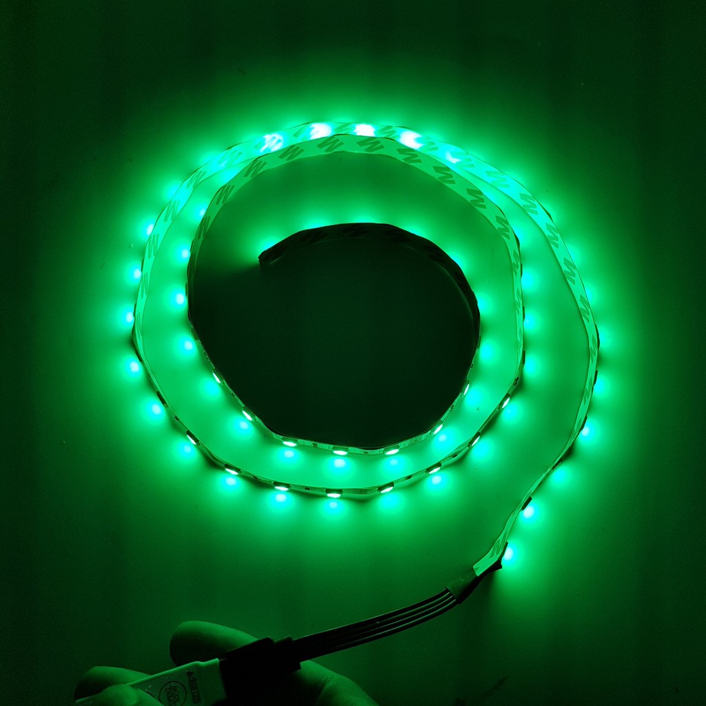 ❤️Led TikTok❤️Bộ Led Trang Trí RGB Dài 1 Mét Thay Đổi Màu TikTok Sử Dụng Đơn GiảnLED RGB 5050