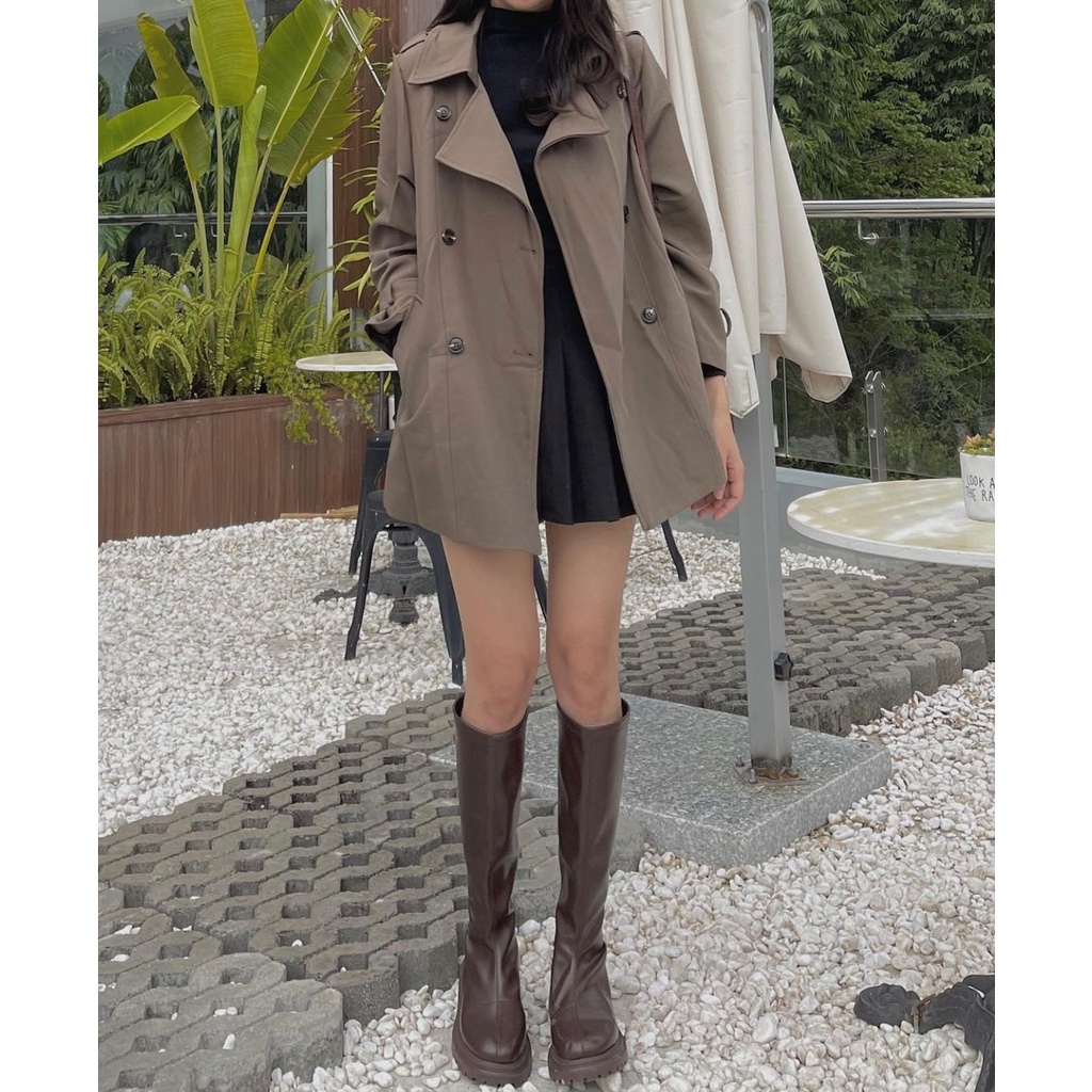 (CAO CẤP) Áo mangto Hàn quốc Simbabo