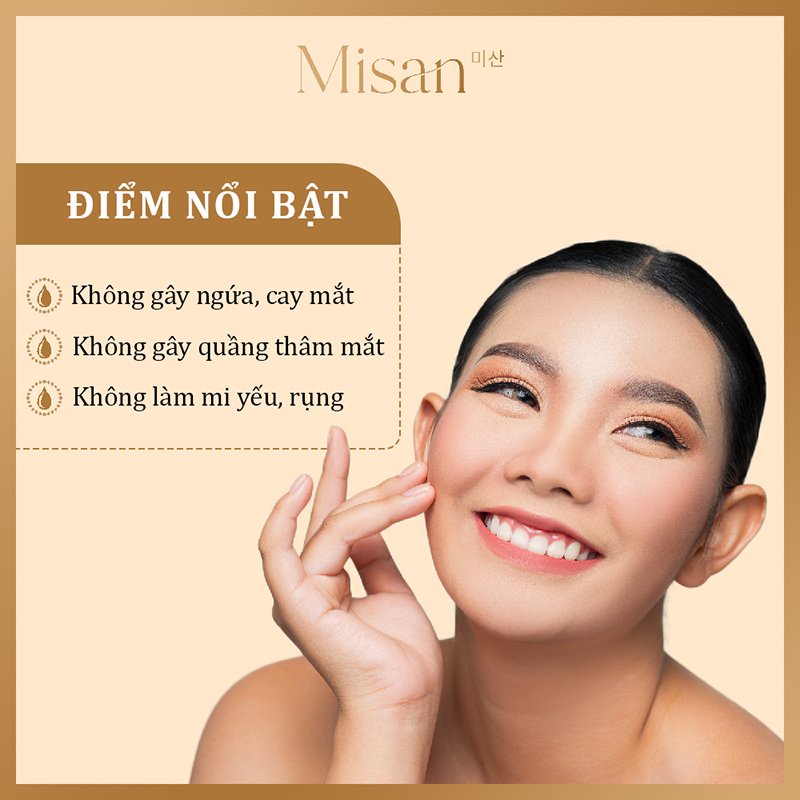 [COMBO 2 HỘP] Tinh Chất Dưỡng Mi Misan - Kích Dài Mi, Ngăn Gãy Rụng, Không Cay, Không Thâm