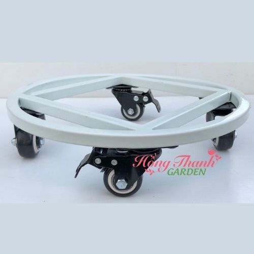 Đế Chậu Thông Minh Cao Cấp GTH (ĐK 36cm), Kệ Để Chậu Có Bánh Xe Cao Cấp Siêu Chắc Khỏe, Chịu Lực Đến 200kg