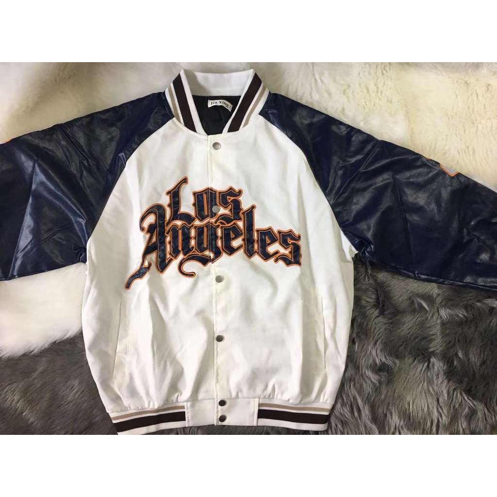 Áo khoác bóng chày phong cách hip hop cho cặp đôi