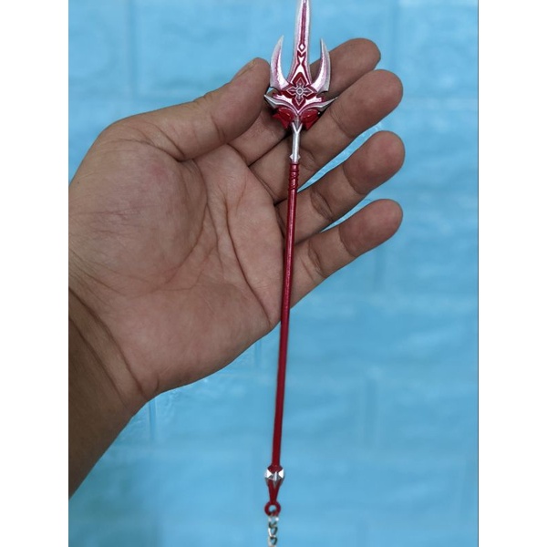 Mô hình móc khóa Thương Quyết Chiến Genshin Impact