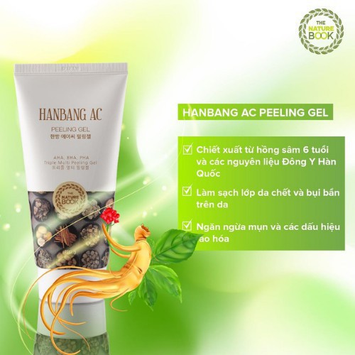 Tẩy da chết sạch mụn Đông y Hanbang AC Peeling Gel