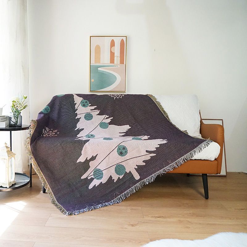 Thảm hình cây thông NOEN, mùa Giáng Sinh dùng decor trang trí nhà cửa