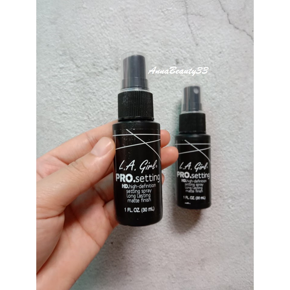 [ Ảnh Chụp Thật / Free Ship ] Xịt khóa lớp trang điểm LA Girl HD Pro Setting 30ml | BigBuy360 - bigbuy360.vn