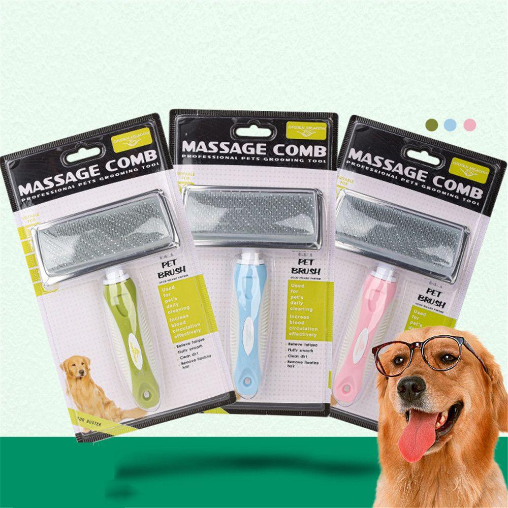 Lược Chải Lông Chuyên Nghiệp Bằng Nhựa Và Kim Loại Dành Cho Mèo Cưng