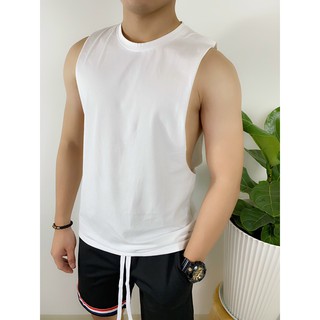 Áo ba lỗ nam nách rộng thoáng mát nhiều màu để lựa chọn, phù hợp để dạo phố, tập thể thao, mặc ở nhà