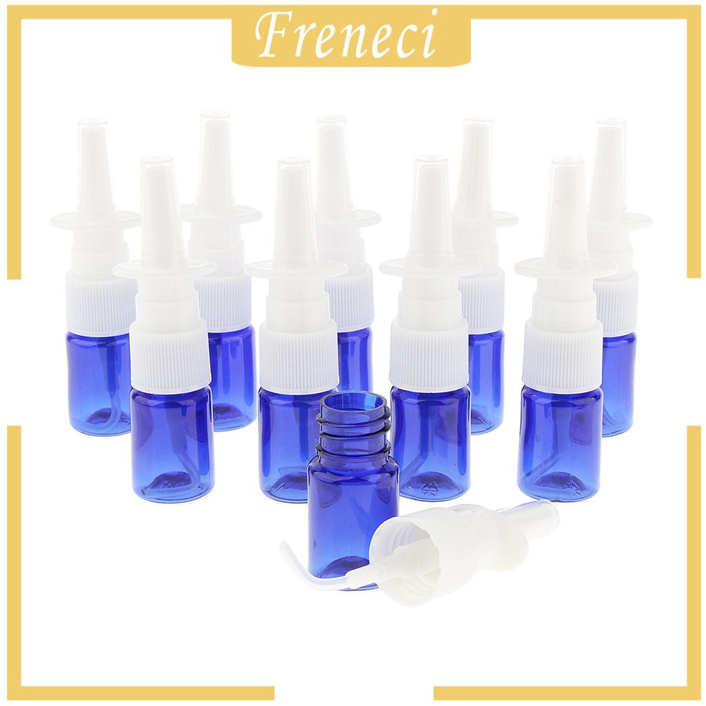 Set 10 Bình Xịt 5ml Đựng Dung Dịch Rửa Mũi Tiện Dụng