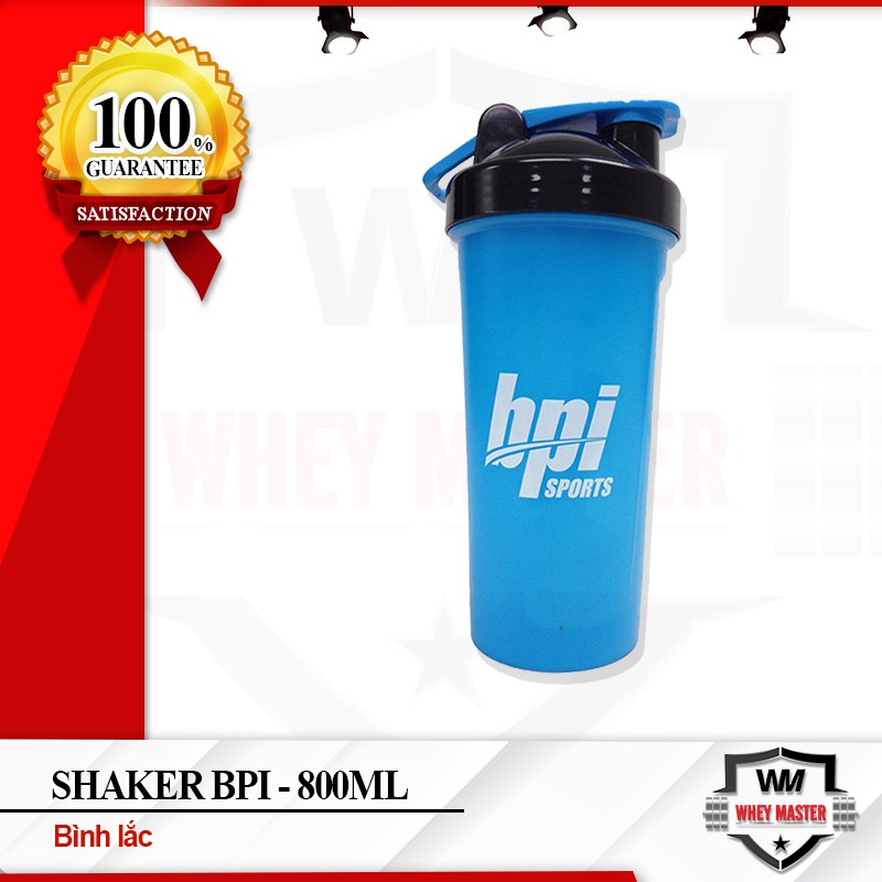 Bình Nước Thể Thao shaker Bpi Sports 800ml Nhựa BPA Free - An Toàn Cho Người Dùng - Chính hãng