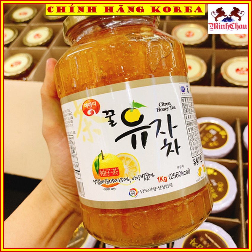 Trà Mật Ong Chanh MasilRaon Lọ 1kg Hàn Quốc, minhchau