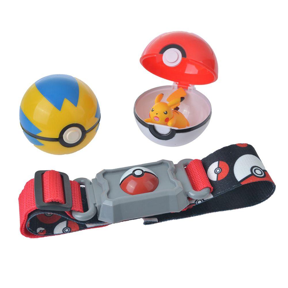 Đồ Chơi Mô Hình Quả Cầu Pokemon Kèm Dây Thắt Lưng Độc Đáo Cho Trẻ Em
