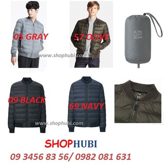 Áo lông vũ siêu nhẹ pilot Nam vải siêu ấm, chịu mưa UNIQLO Nhật
