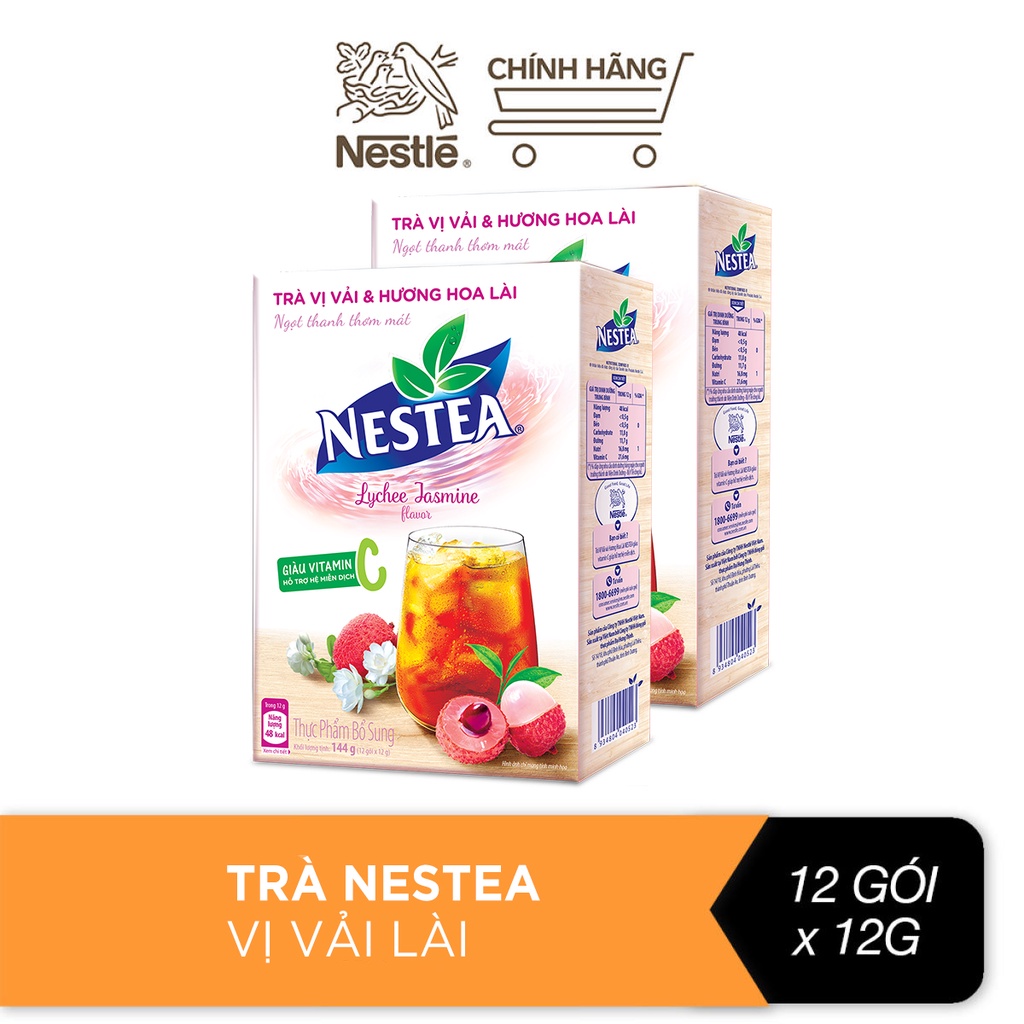 Trà Nestea vị vải & hương hoa lài hộp