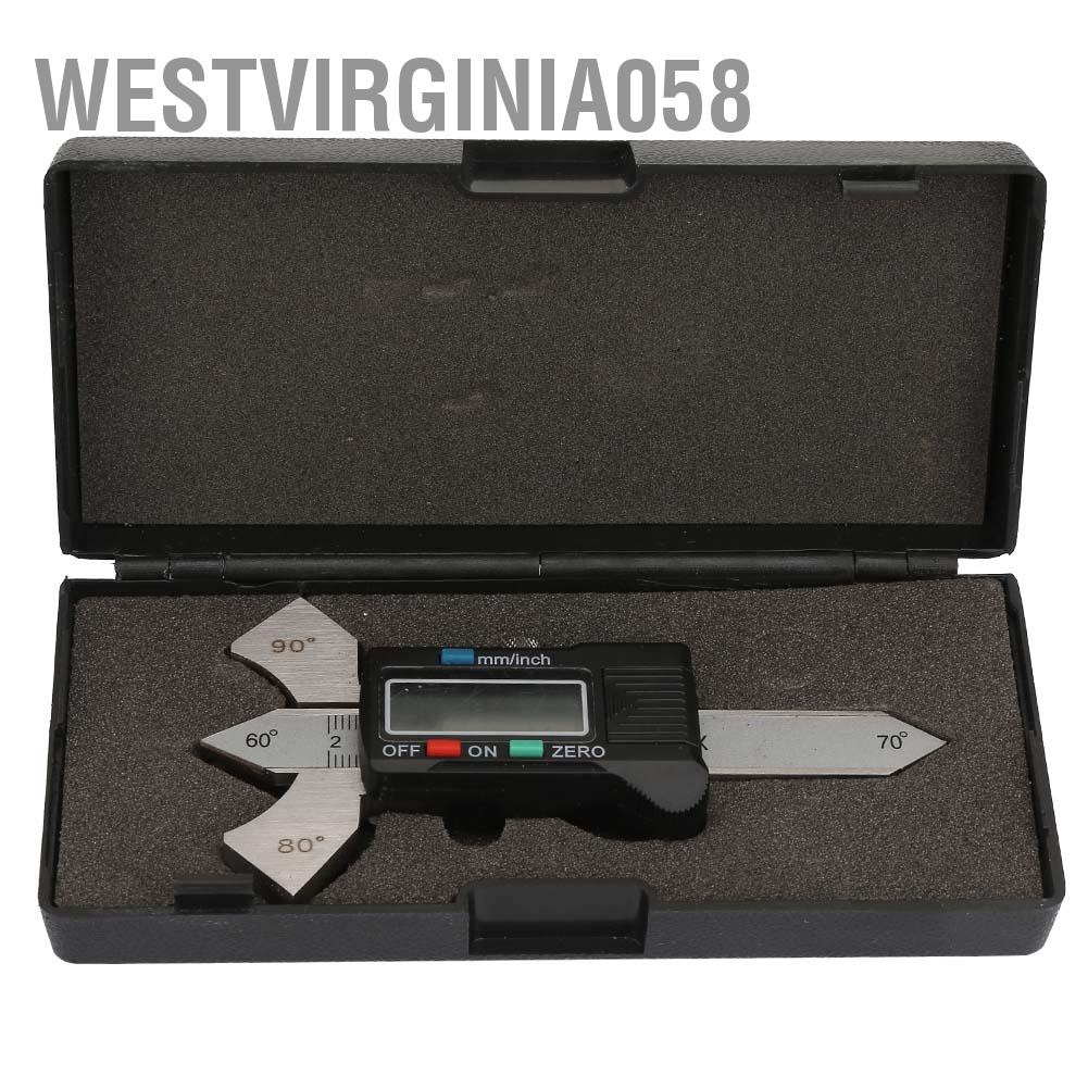 Westvirginia058 Westvirginia058 Máy đo hàn kỹ thuật số 20mm kiểm tra liệu Inch đường