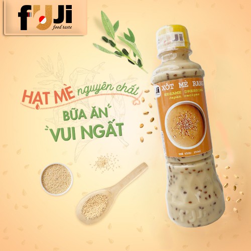 1L Nước Sốt Mè Rang Fuji Cao Cấp Hương Vị Nhật Bản - Hạt Mè Nguyên Chất.