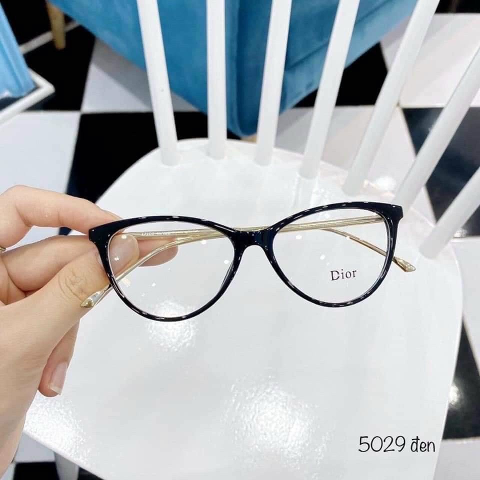 MẮT KÍNH NỮ GỌNG CHÂN KIM LOẠI VÀNG DÁNG MẮT MÈO