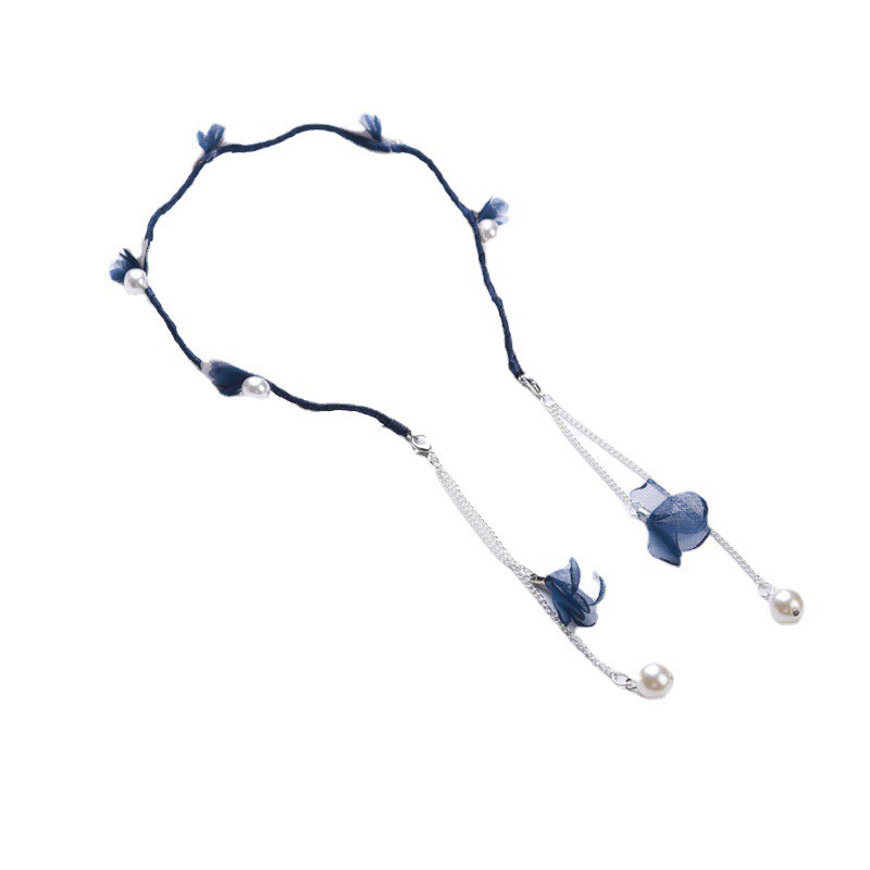 Kẹp Tóc Đính Hoa Ngọc Trai Giả Phong Cách Hàn Quốc Cho Nữ