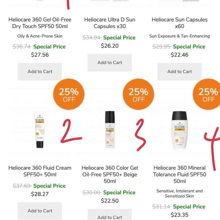 Kem chống nắng Heliocare 360 ​Mineral Fluid SPF 50+ 50ml (Full)