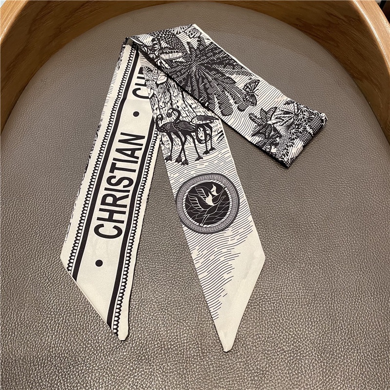 Khăn lụa cột tóc thắt nơ băng đô xinh xắn ngọt ngào cho phái nữ 100cm