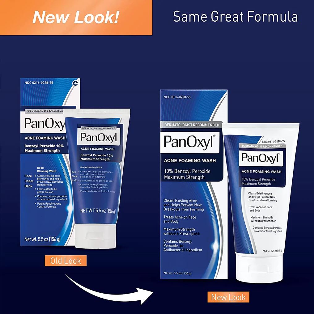 Sữa rửa mặt giảm mụn PanOxyl Acne Foaming Wash 4%/10% Benzoyl Peroxide - Bill US - Hity Beauty