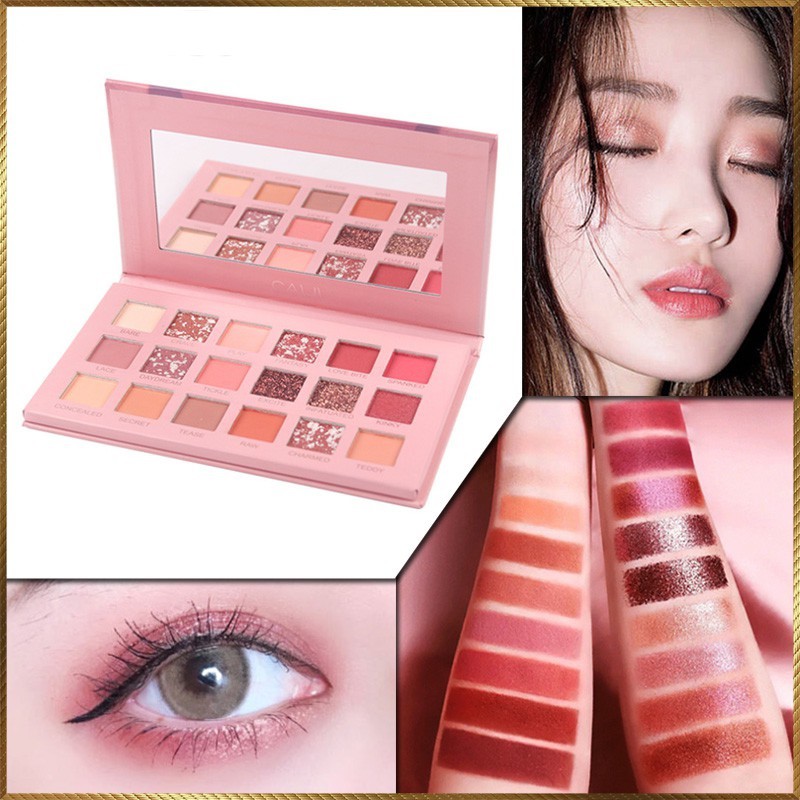 Bảng phấn mắt Caiji NUDE Eye 18 Colors Eye Shadow CNE8 PH