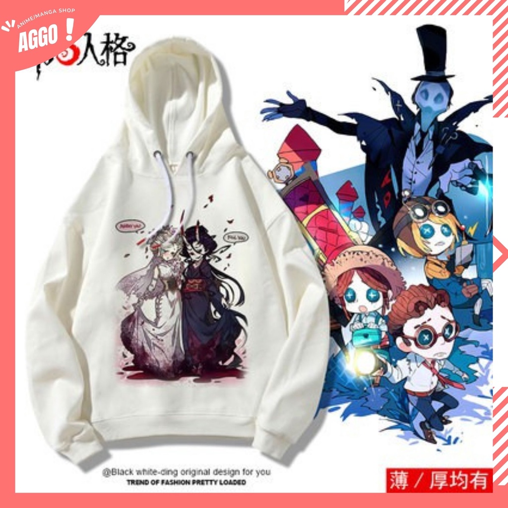 Áo Hoodie Nỉ Dài Tay Identity V Nam Nữ Đủ Size Mới Nhất