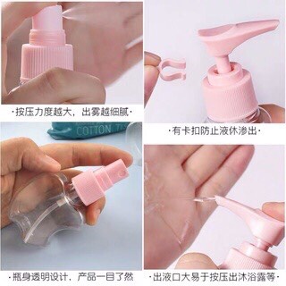 Bộ Chiết Mỹ Phẩm Du Lịch 6 Món