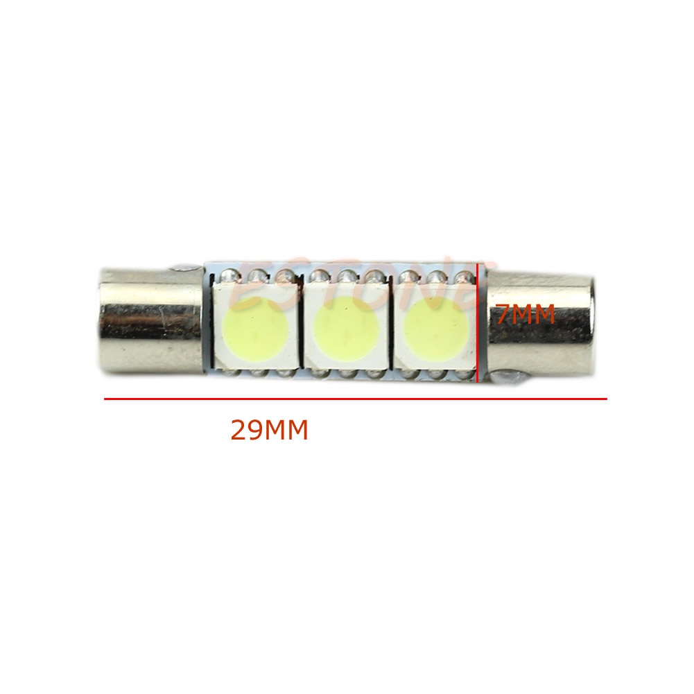Bóng Đèn LED Tín Hiệu Xi Nhan T6 5050 29mm 3-SMD Cho Xe Hơi