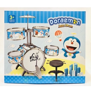 Bộ Trống Jazz Drum Cho Bé hình doremon và màu đo 9008C