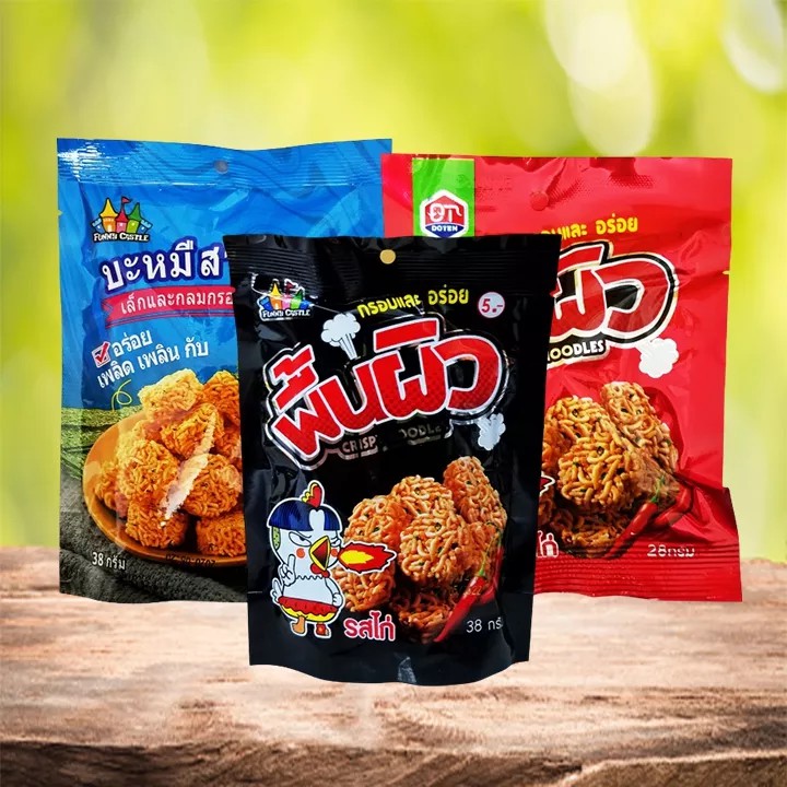 [CỰC RẺ] Snack Mỳ Tôm Vị Rong Biển Thái Lan - Gói To 38gr