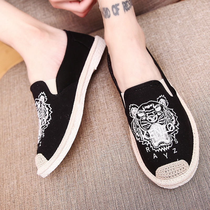 Giày Lười Nam Giày Lười Vải Thoáng Êm