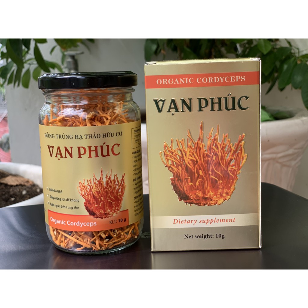 Đông Trùng Hạ Thảo Organic Vạn Phúc - sợi khô 10gr