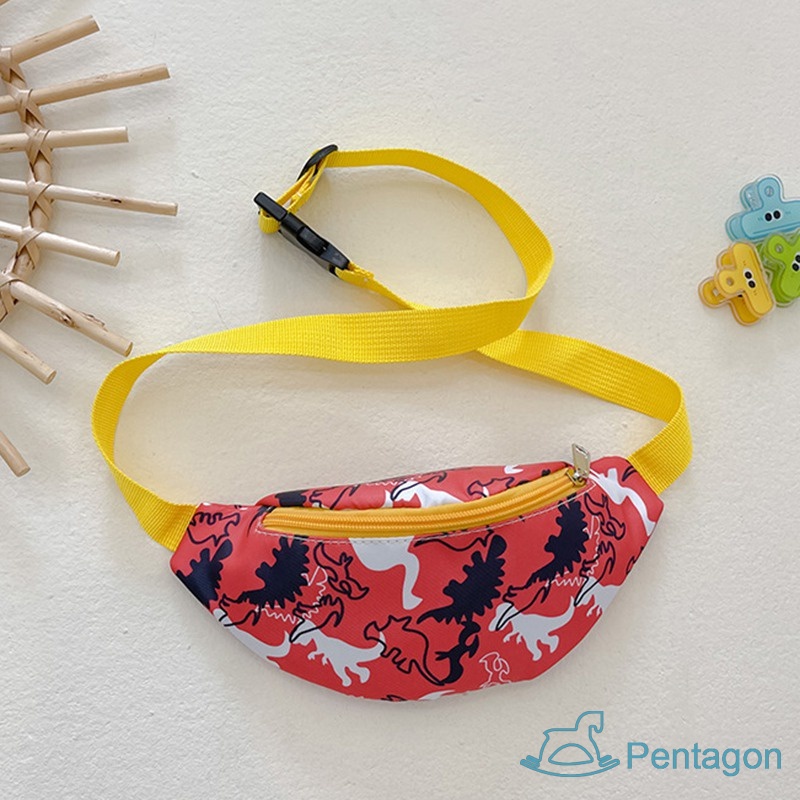 Túi Đeo Trước Ngực In Họa Tiết Khủng Long Hoạt Hình Siêu Nhẹ Thời Trang Xuân Hè Dành Cho Bé