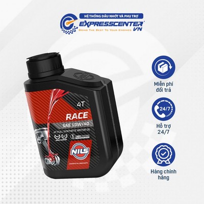 Dầu Nhớt Xe Moto Nils Race 10W40 1L