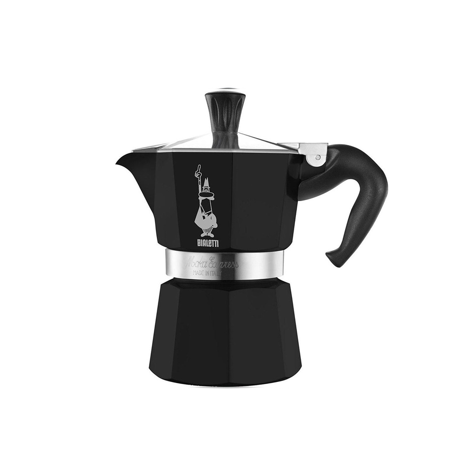 Ấm Moka Bialetti Express màu đen 3 cup chính hãng