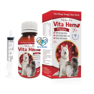  Thuốc bổ máu cho Chó Mèo Modern Pet Vita Hemo 100ml 