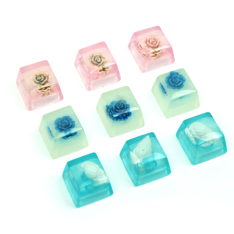 Phụ Kiện Nắp Bàn Phím Cơ Chơi Game Bằng Nhựa Epoxy Cho Trục Chéo