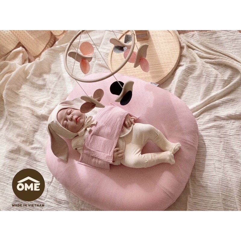 Bộ gối chống trào ngược và chống giật mình OME dành cho bé có 3 màu KT 50 x 60 x10 cm