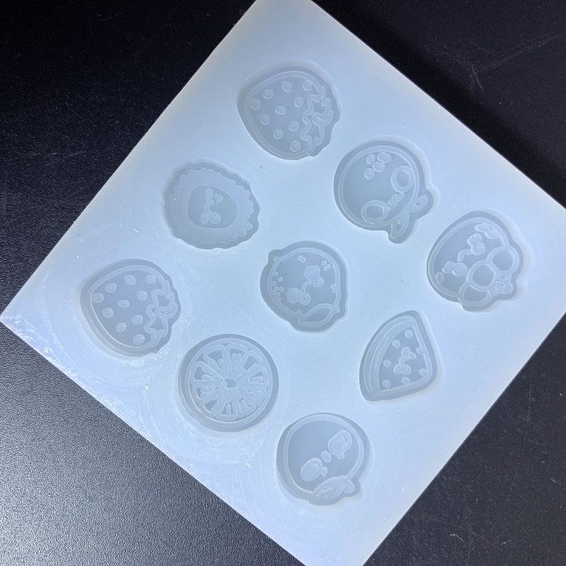 Khuôn Silicone Đổ Epoxy Hình Trái Cây Mini