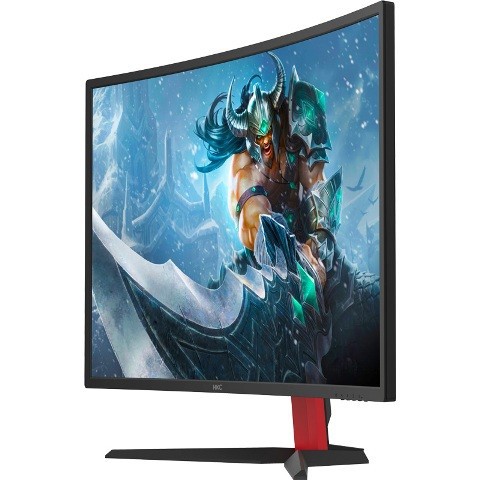 Màn hình máy tính chuyên game HKC M27G1F 27&quot; Panel VA 144HZ màn LED cong - kết nối DVI/HDMI/DP (Đen)